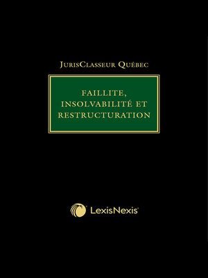 cover image of JCQ - Faillite, insolvabilité et restructuration